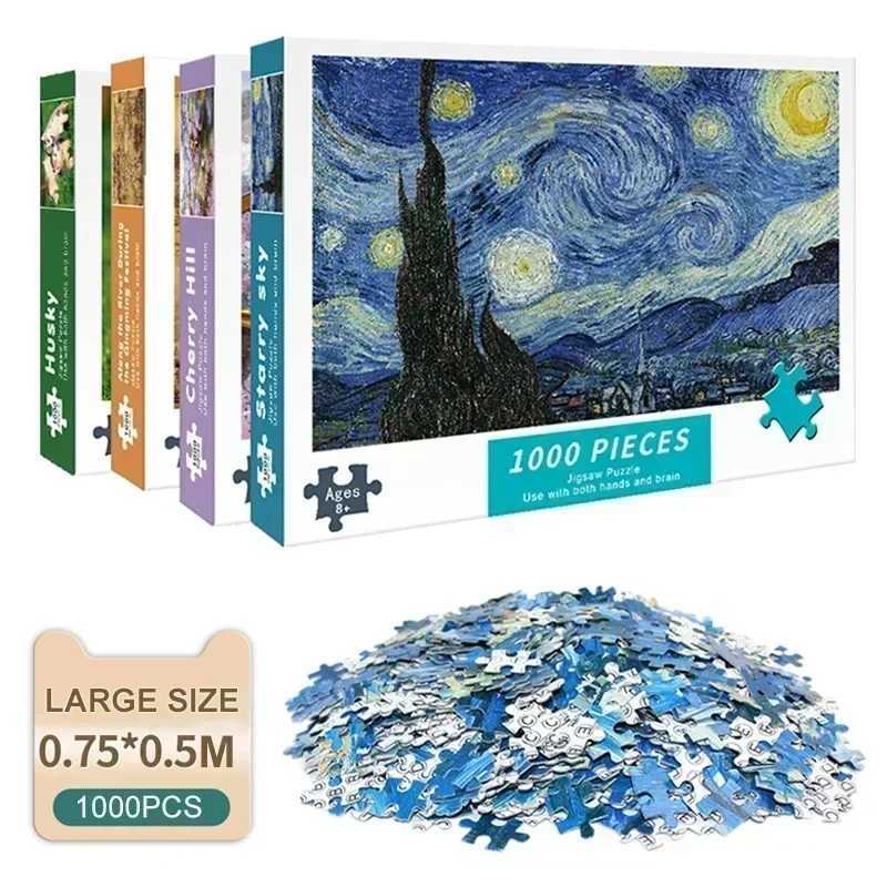 7550CM Adult 1000 Pieces Paper Jigsaw Puzzle Lovely Cure High Difficulty Decompression Puzzle Birthday Gift Educational Toy Z251209TMY1-image-1097207776