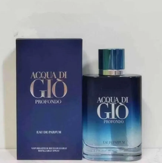 Men Di GIO PROFONDO Perfume 100ml Fragrance Eau De Parfum 3.4oz Long Lasting Smell Luxury Brand EDP EDT Man Cologne Spray Body Mist