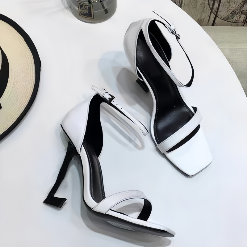 Sandals top designer fashionable slippers summer beach shoes sexy high heels rubber soft-soled shoes best leather shoes letter-style women shoes ret
