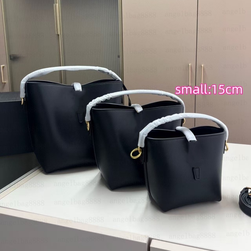 luxury designer bag shiny leather bucket bag wine red black shoulder bag crossbody tote 2-in-1 dhgate bags women handbags fashion bags clutch purses