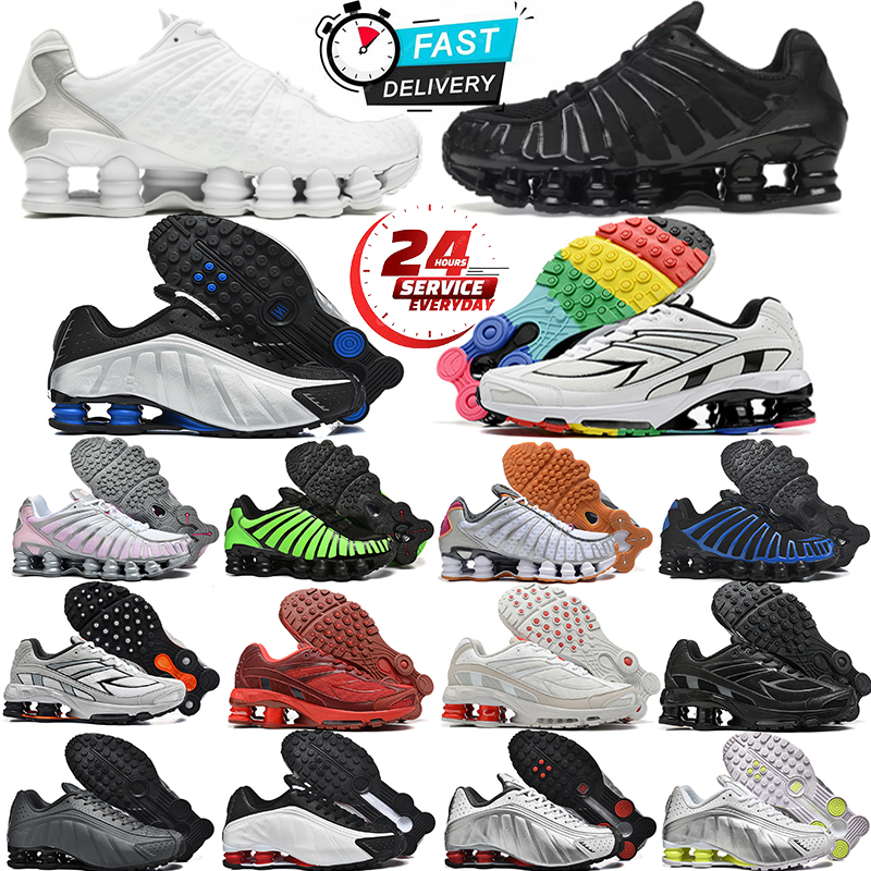 Designer shoes men TL shoxs Top White Black Red Grey Super Outdoor Casual Sneakers Fashion running trainers-image-918290881