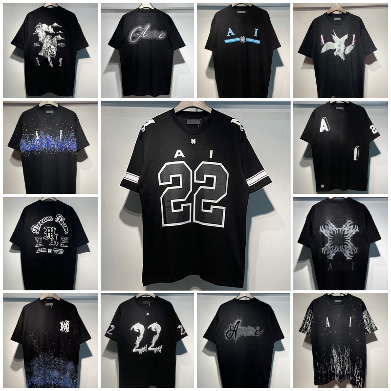 designer Men's Tees Designer Shirt Designer Tshirt 100% Cotton High-Quality Street Embroidered Short Sleeved Top New Couple Tee Graffiti Printi