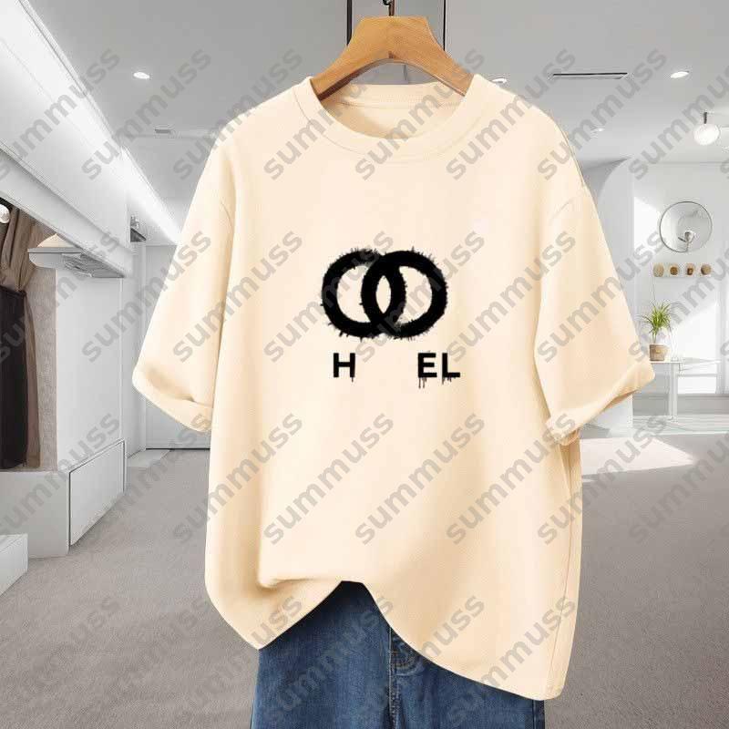 Woman Tshirt Designer Letters T-Shirt Short Sleeve Clothes Luxury Causal Loose Tshirts Women Fashion Sports Tshirt 100% Cotton Top Tees