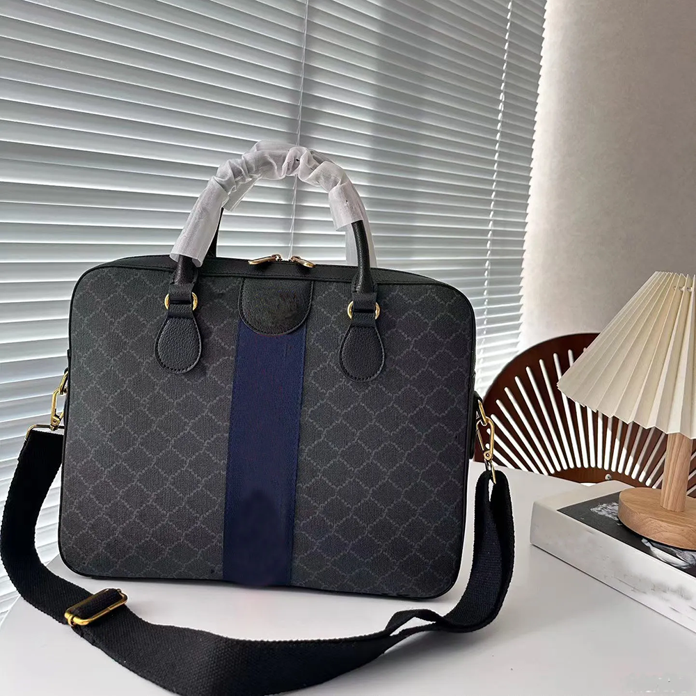 Fashion Leather Briefcase Designer Laptop Bag Large Tote Bag Mens Computer Bag Shoulder Bags Women Luxurys Crossbody Handbag Business Laptop Bag