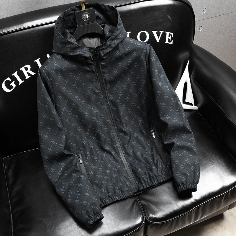 Clothes Luxury Designer European Station Trade Men's Jacket Autumn New Trendy Fashion Hooded Coat Brand Cold-Proof 2026 Top Men's Jacket