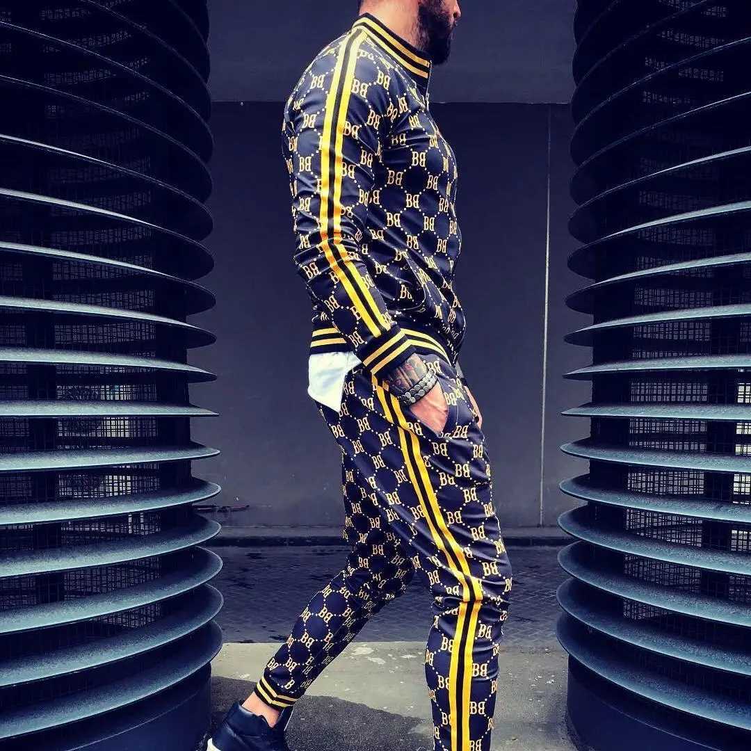 Sweat à capuche de Fitness imprimé en 3D, coupe cintrée, Cardigan à fermeture éclair, costume décontracté pour hommes, T260312