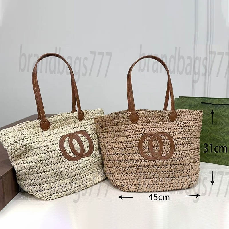 Sac de mode pour femme Sac à bandoulière unique Sac fourre-tout Sac de paille de grande capacité Vacances tissage creux sens du design Vacances à