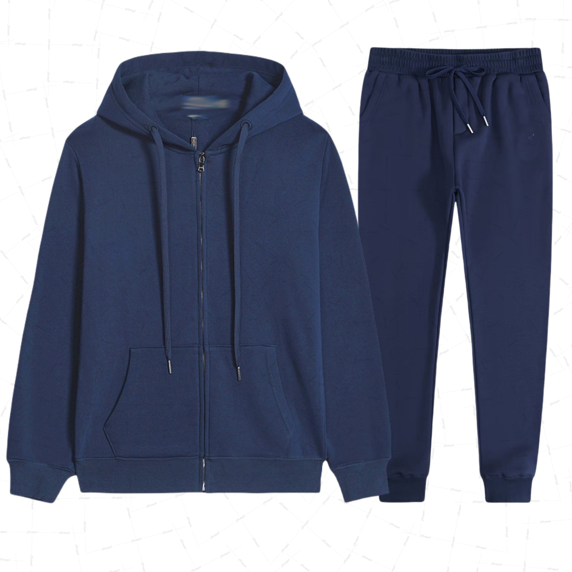 Sweat à capuche grande taille pour hommes, ensemble de survêtement esthétique, classique intemporel, décontracté, en polaire