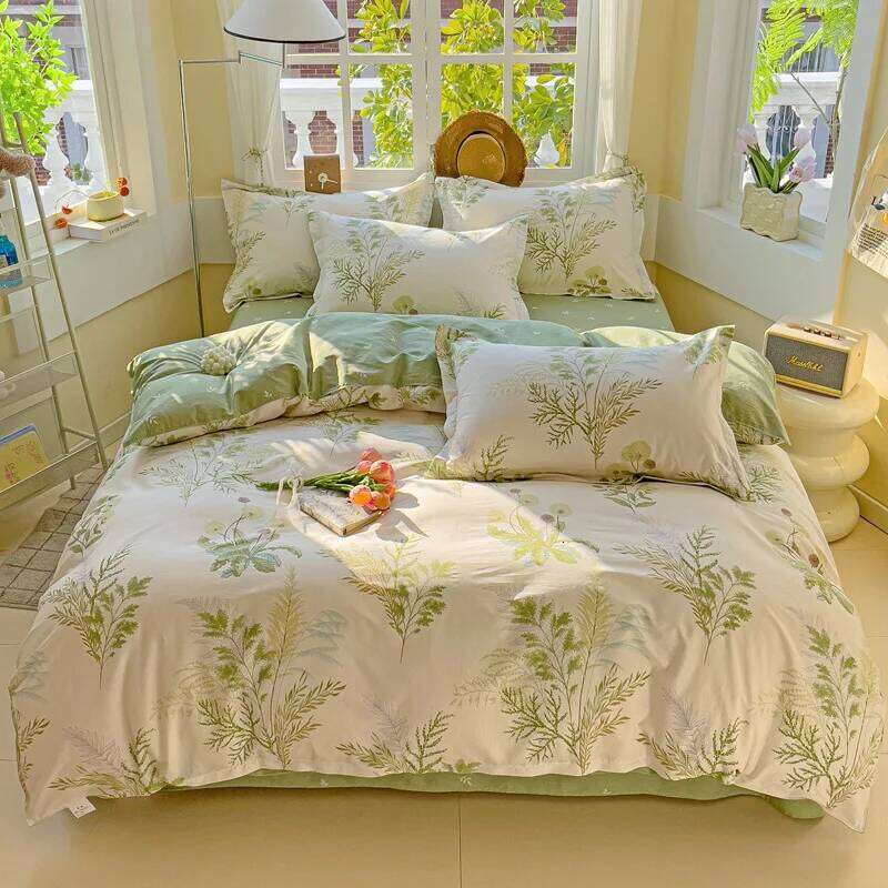 2025 new cotton printing four-piece quilt cover student dormitory single bed sheet bedding three-piece set H260312-image-1097374137
