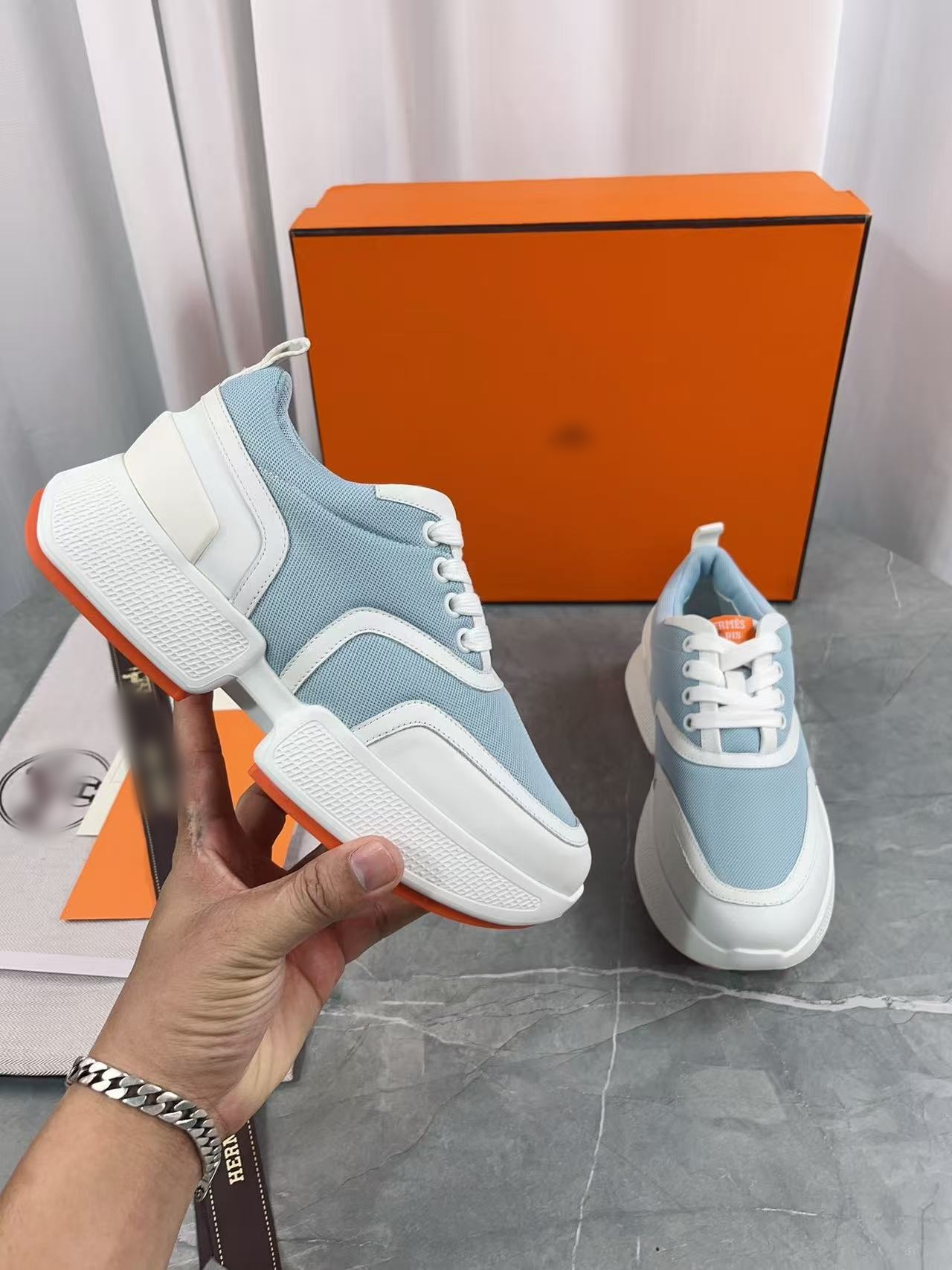 Athletic Designer Luxury Shoe Women Trainer Sneaker Leather Mesh Lace Up Sport Running Casual Street Gym Platform Outdoor Travel Lightweight Dad Wor