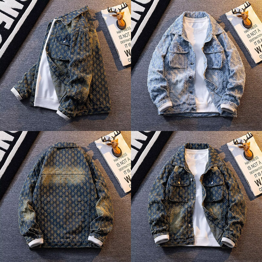 Jackets Outerwear Coats 2026 New Model Turn Down Collar Washed Vintage Fashion Denim Youth Handsome Casual Jacket Free shipping Men's Clothing