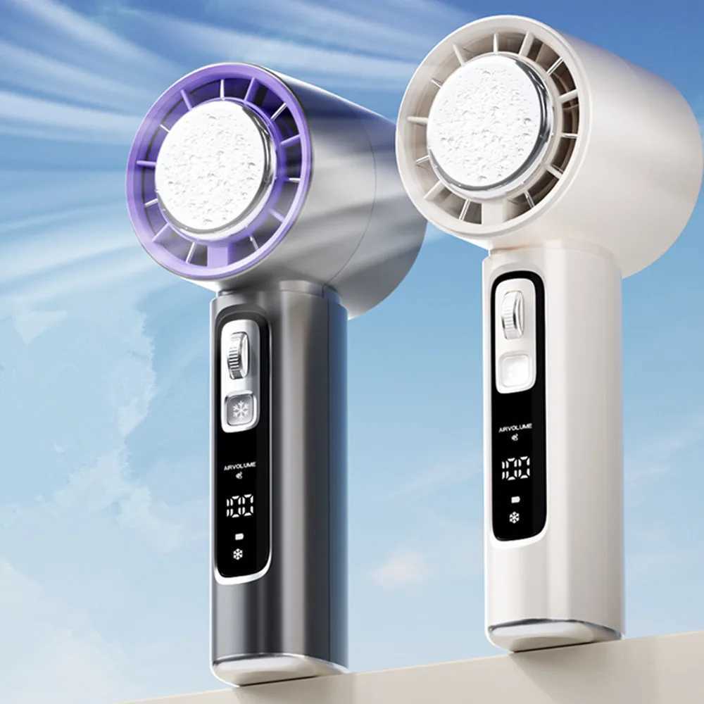 2024 New Semiconductor Refrigeration High-speed Handheld Electric Fan 4000mAh USB Portable Rechargeable Outdoor Small Fan D260313