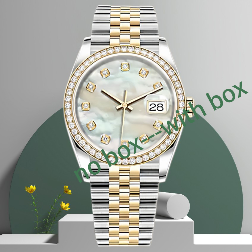 Luxury designer men's watch with automatic movement, diamond bezel, luminous dial, business and leisure 36-41mm Relogio Masculino