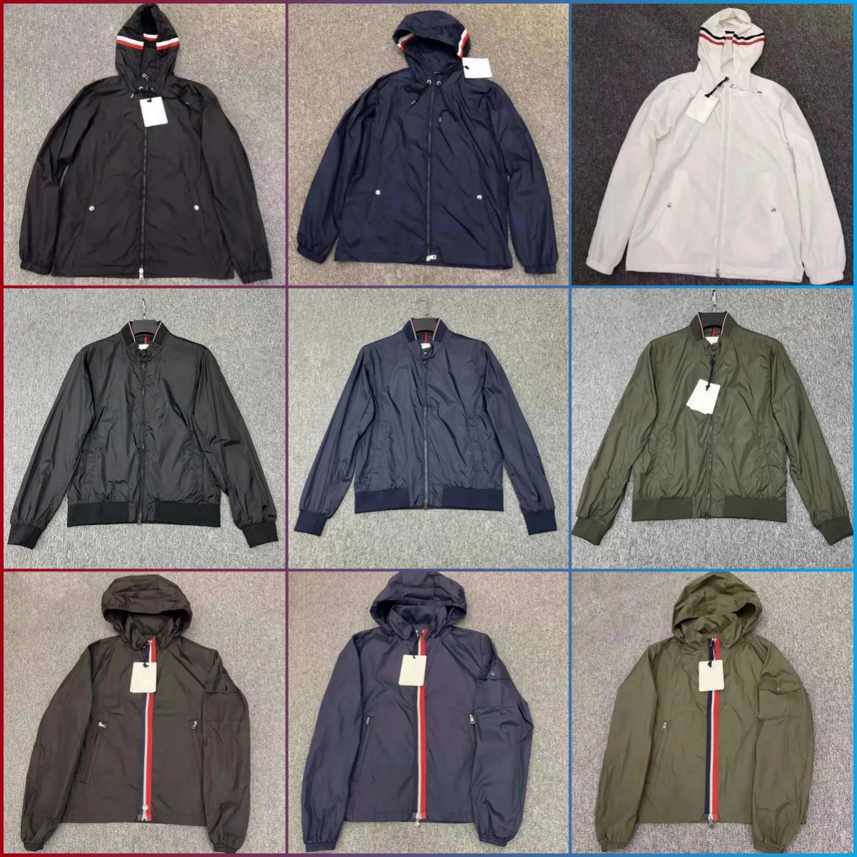 Mens Designer Jacket Spring Autumn Windbreaker Have NFC Scan Jacket Zipper Colorful Fashion Hooded Mens Raincoat Outerwear High Quality Slim high-image-955556778