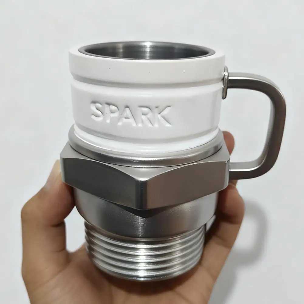 Novelty Spark Plug Coffee Mug Engine Spark Plug Design Cup for Coffee Milk Gift For Car Enthusiasts And Collectors C260313-image-1097499204