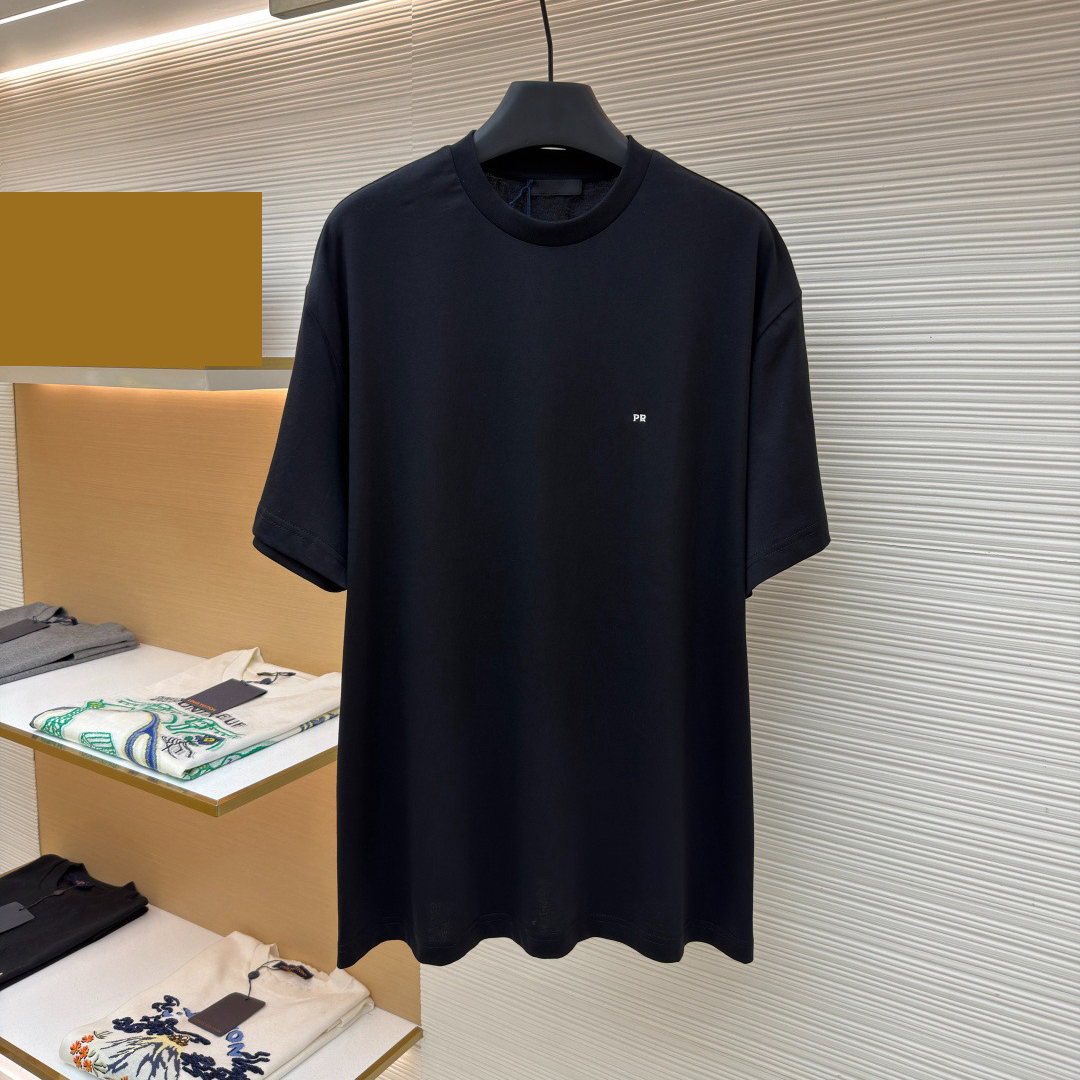 Plus-T-stukken voor heren Polo's Rond jacquard T-shirt, korte broek, trainingspak, grote maat hals, geborduurd bedrukt, polar-stijl, zomerkleding me