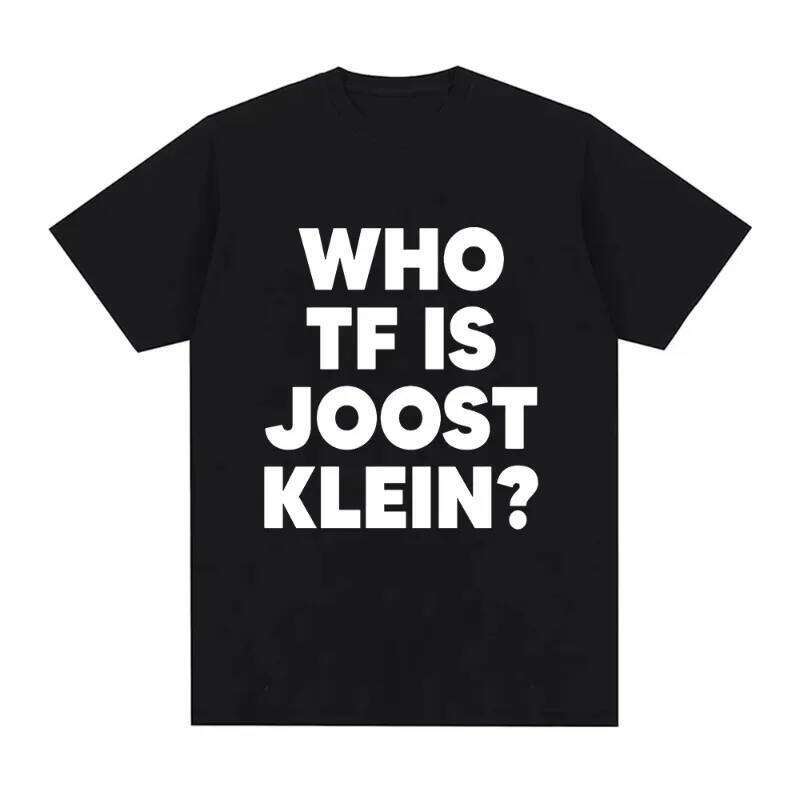 Men T-Shirt Who Tf Is Joost Klein Shirt Europapa short sleeve Eurovisions Women Clothing Harajuku Vintage Shirt Casual T Shirts Tee