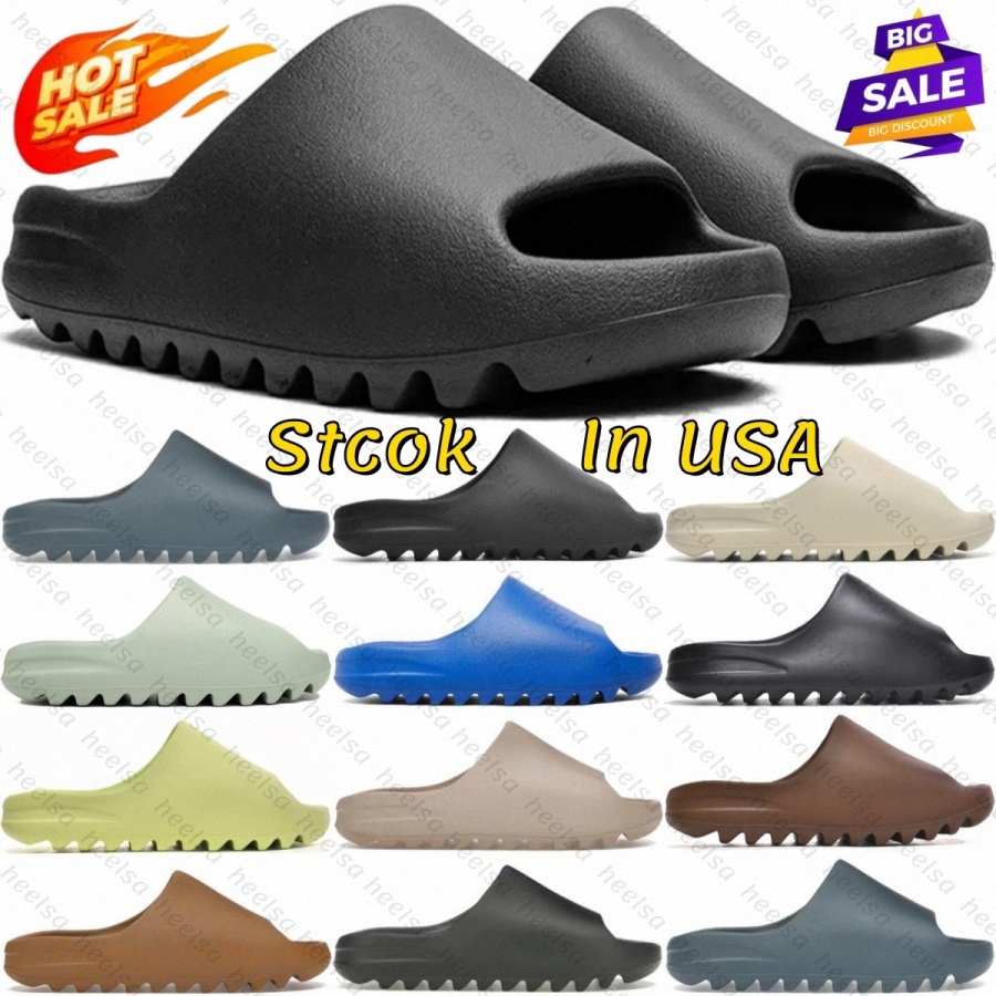 Designer Onyx Bone Slide Slippers Slides Flax Ochre Pure Womens Mens Glow Green Salt Azure Clogs Casual Slider Black Slate Marine Slipper Outwear
