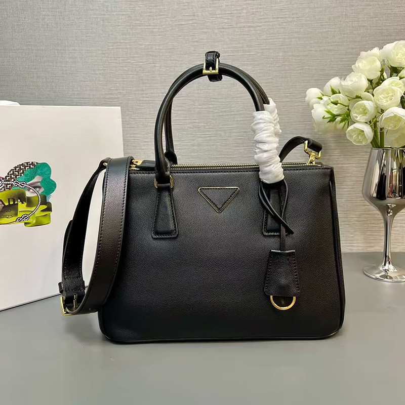 Sac de créateur Sac fourre-tout Sac de luxe Galleria sac tueur classique noir Sac à bandoulière en cuir Double fermeture éclair Sac à bandoulière