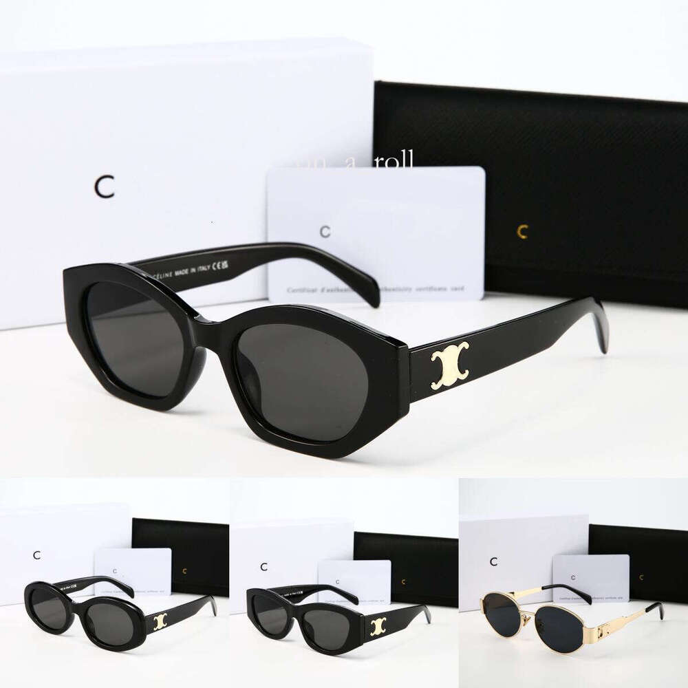 Luxury Sunglasses Black Acetate Tortoise Shell Cream White Frame Dark Gray Brown Gradient Light Pink Lens Designer Sunglasses UV400 Protection Cat-E