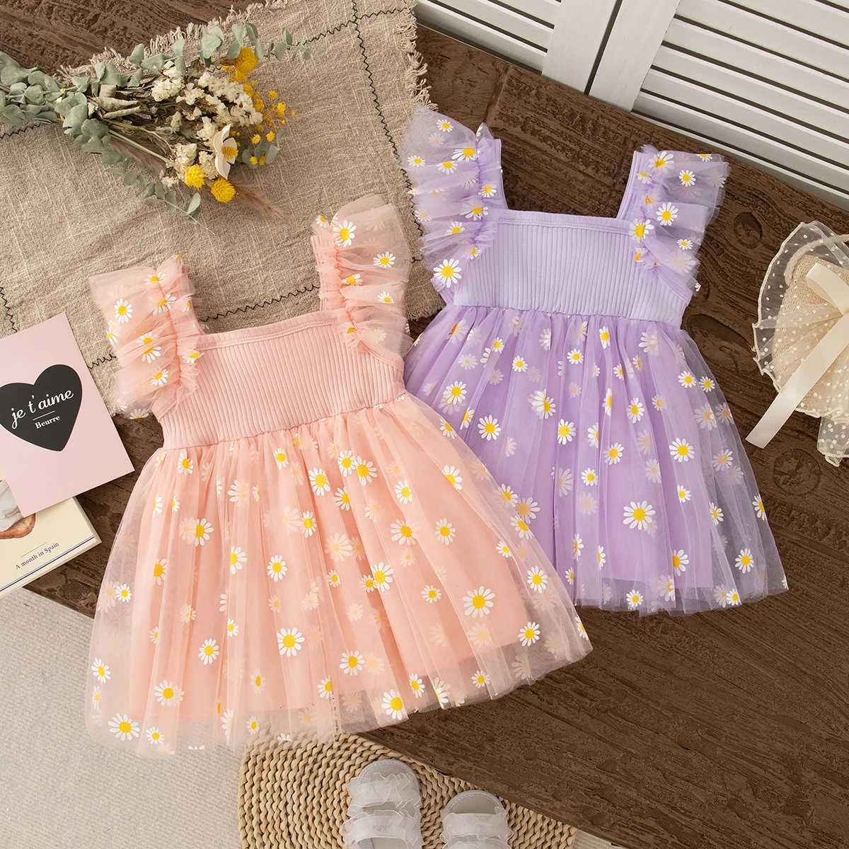 Baby Girl Dress Summer New Floral Chiffon ChildrenS Clothing 6 Months -3 Years OldT260313-image-1097423951