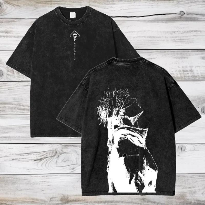 Shirts Mens T 2026 Gojo Satoru Cotton Washed T-shirt Men Summer Casual Comfortable Soft Fashion Versatile Breathable L260612