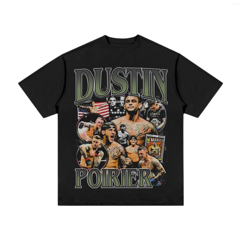 Shirts Mens T Arrival Dustin Poirier Print Short Slve Strt Boxing Star Cotton T-shirt MMA Sports Summer Men And Women Ts L260612
