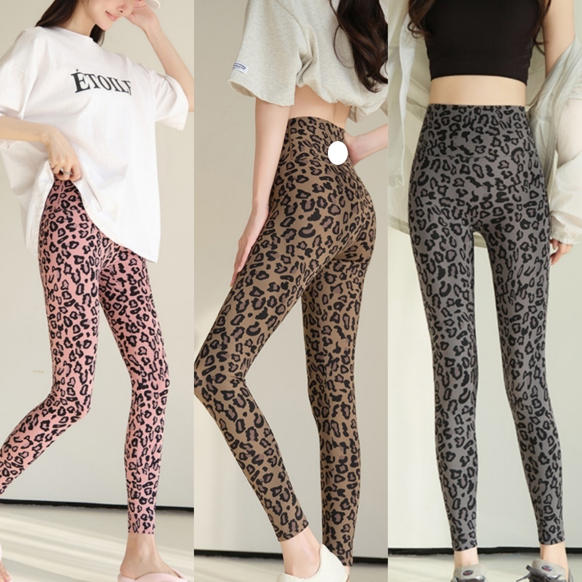 UU-L5901 Femmes concepteur taille haute imprimé léopard pantalon collants athlétiques sans couture confort rencontre Style Chic vêtements de spor