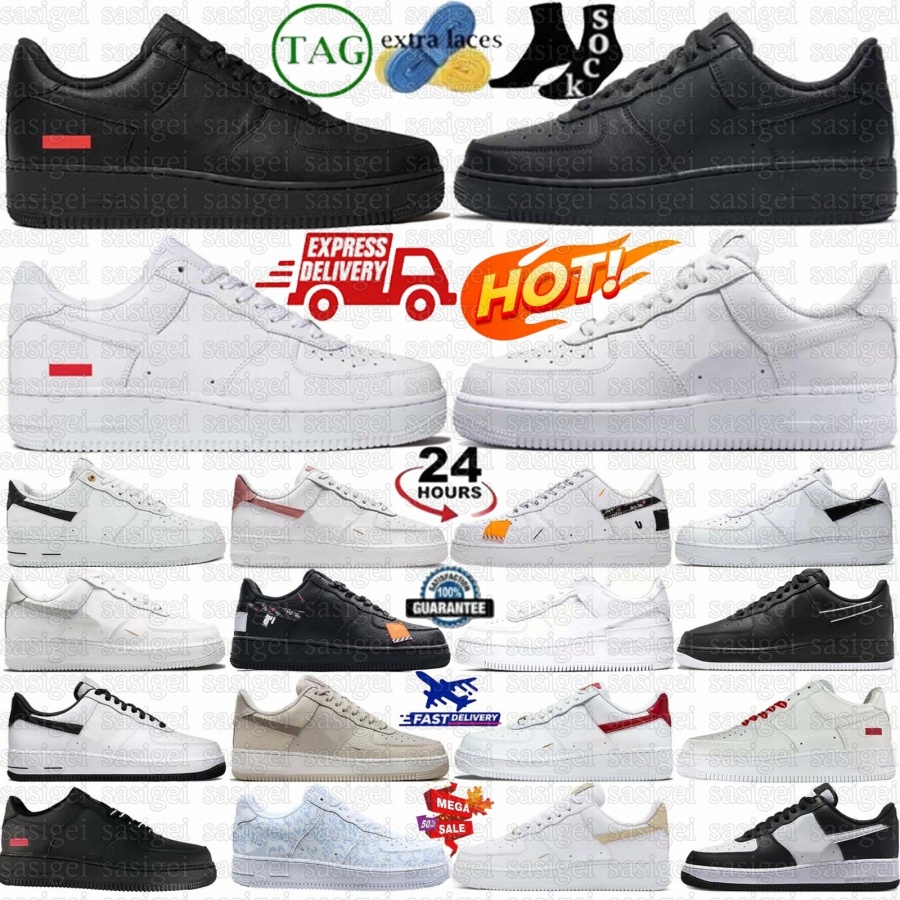 One Sneakers af1s Chaussures 1 Blanc Basses Femmes Hommes Noir Flax Wheat Gum Marron Clair Hautes Cuir Grainé 77JK#