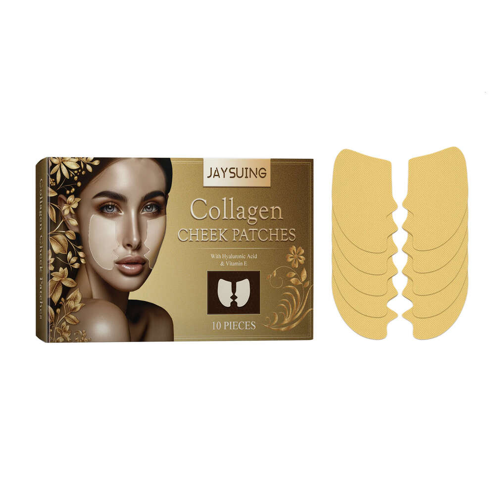 Jaysuing Collagen Face Cheek Fade Fine Lines Nasolabial Fold Lifting Firming Facial Skin Patches S260313-image-1097532345