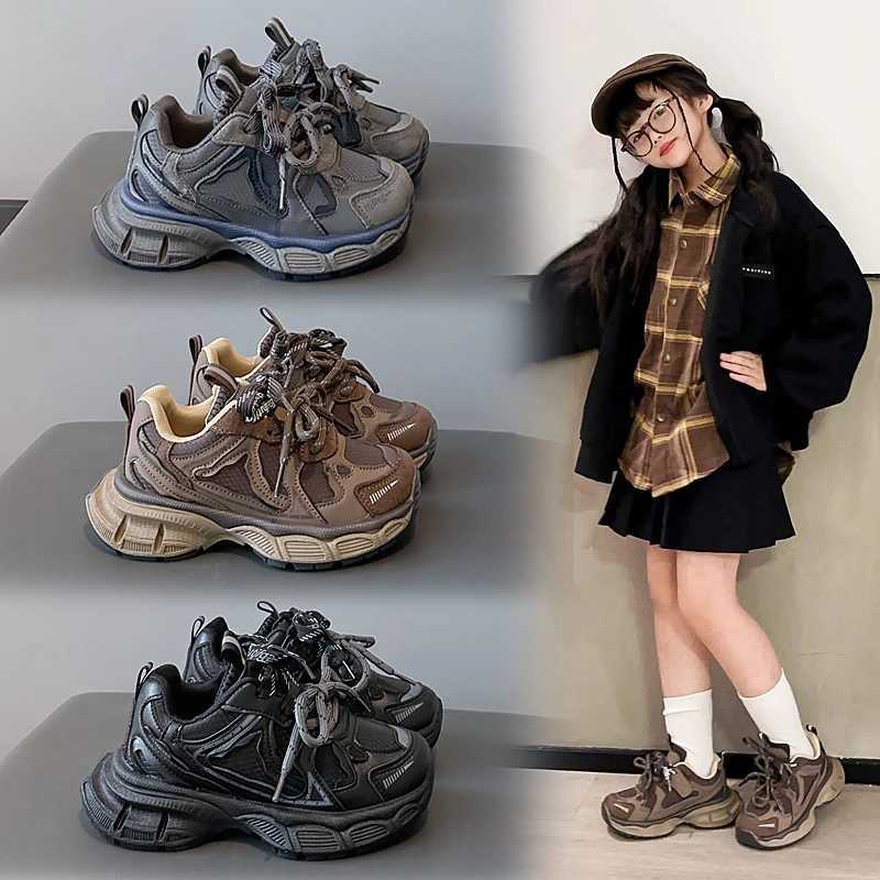 Unisexe enfants chaussures actives 2025 nouveau automne hiver enfant en bas âge plate-forme baskets semelle souple toute la journée confort école
