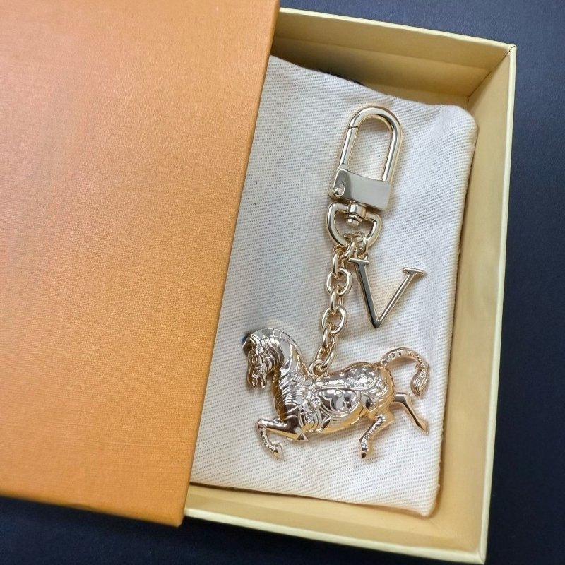 Luxury Stainless Steel Keychain Fashion Car Key Ring Bag Charm for Men Women High Quality Stylish Key Pendant Holiday Gift-image-1097522148
