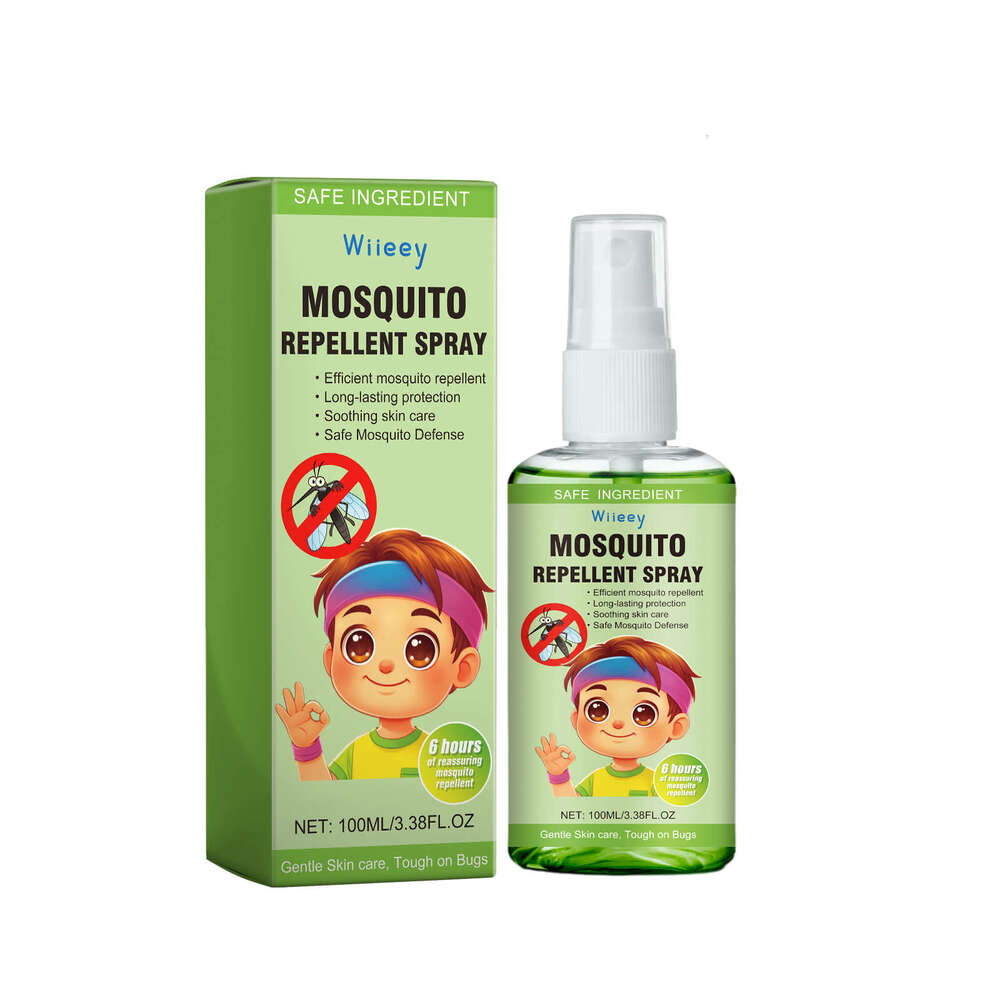 Wiieey Children's Summer Cooling Protection Suitable for Infants and Toddlers Mosquito Repellent Spray Floral Water S260313-image-1097532450