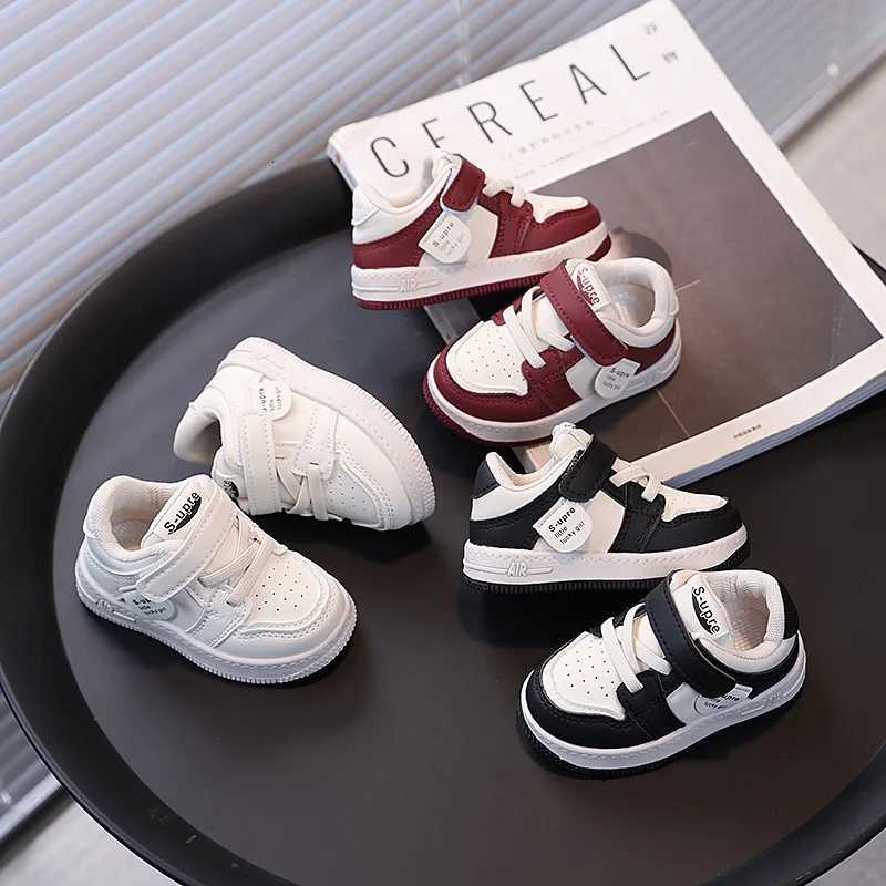 2026 Nouveau Enfant Bébé Enfants Design De Mode Chaussures De Marche Baskets Blanc Antidérapant Chaussures Décontractées Garçons Respirant En Ple