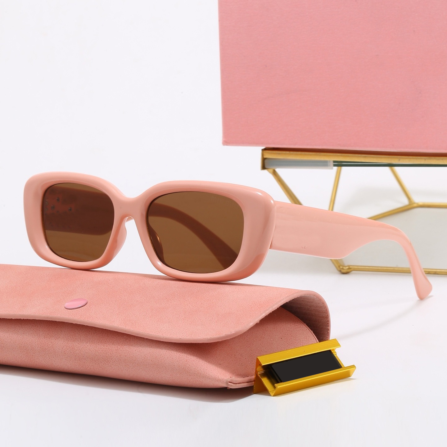 summer spring Mens Designer Sunglasses+CASE Outdoor Shades Fashion Classic clear lens Lady Sun glasses for Women Eyewear black becah eyeglasses cycl