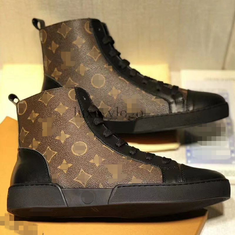 LUXEMBOURG casual shoes Rivoli Trainers Top Shoes Luxurys Designers High top Sneaker Lace Up Vintage Chaussures Calfskin Traine 26 3.11 05