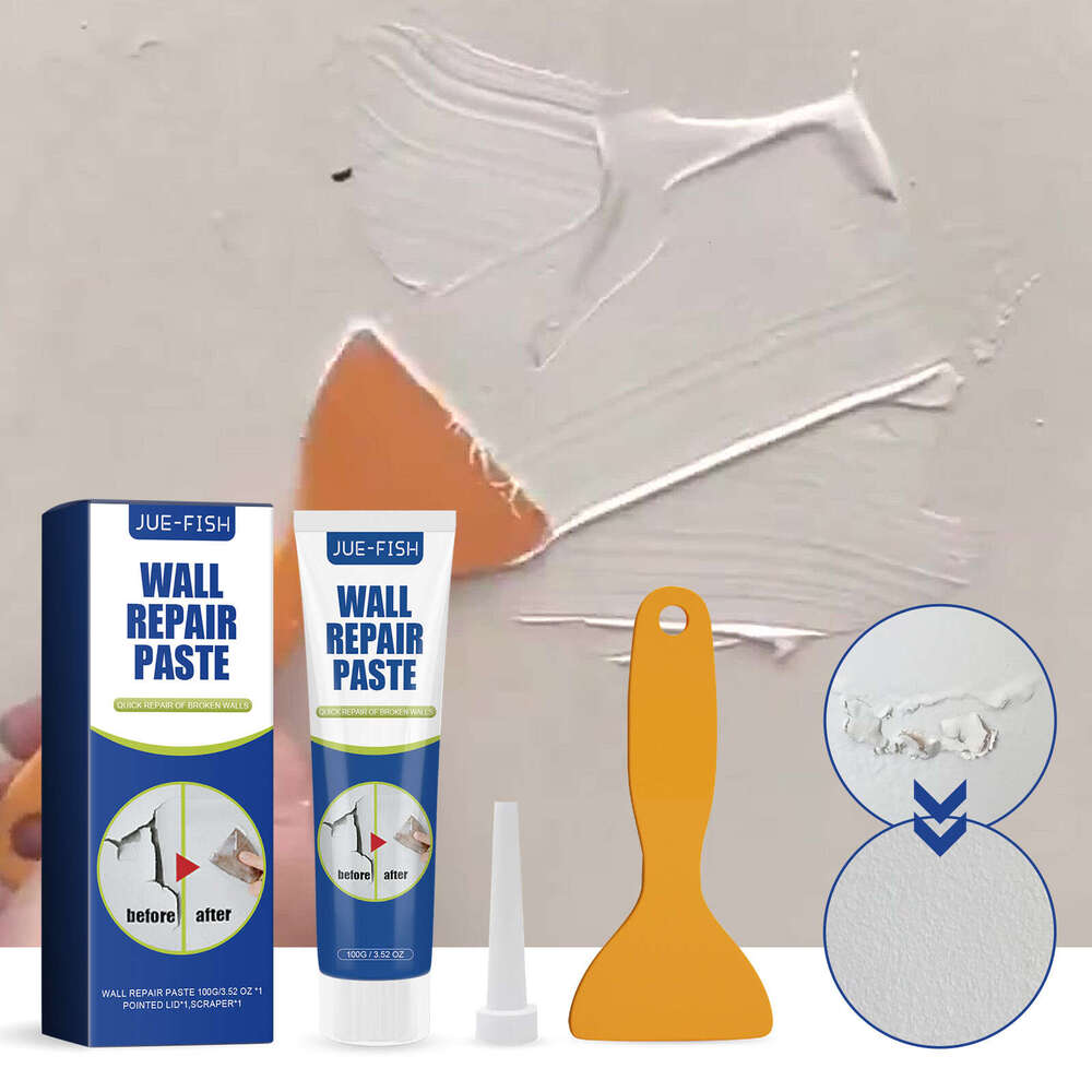 Jue-Fish Household White Wall Crack Repair Paste Covers Mildew Stains Renovation S260313-image-1097532296