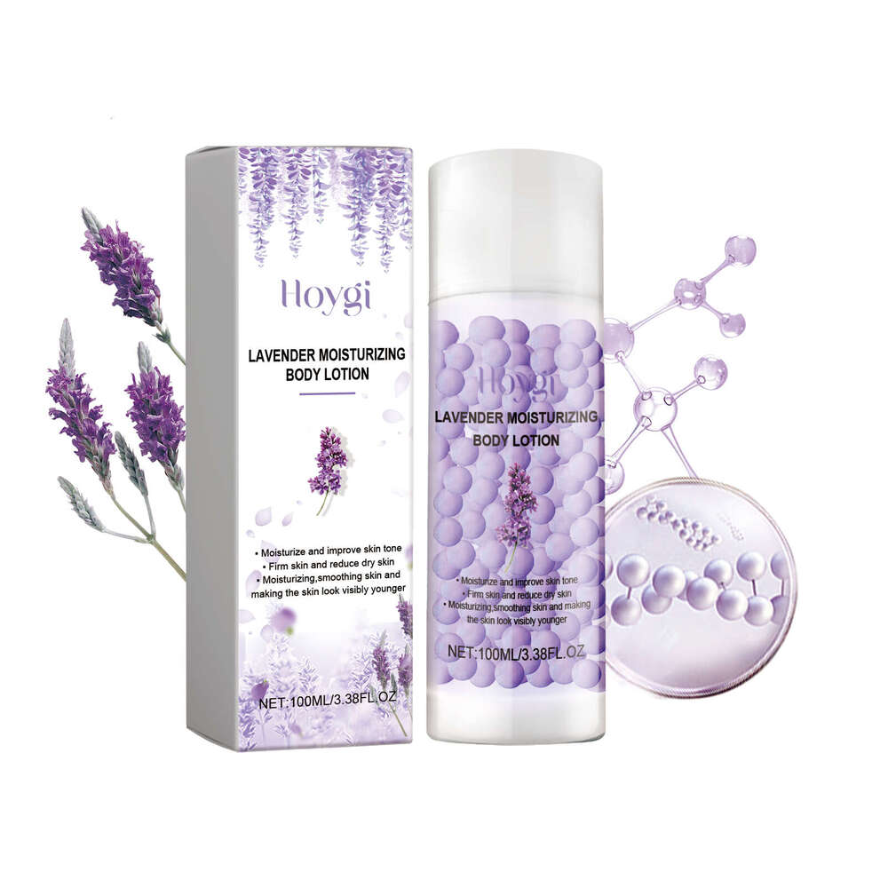 Hoygi Lavender Lotion Hydrating and Moisturizing Relieves Dryness Roughness Smooth Elegant Fragrance Body Milk S260313-image-1097532271