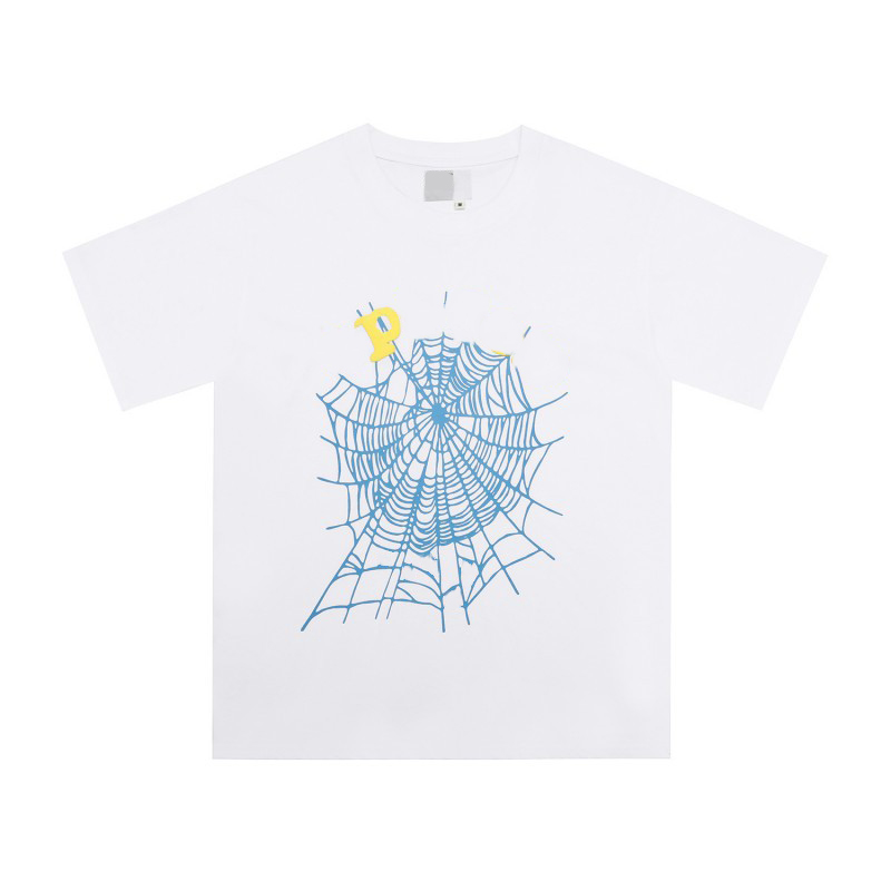 Spider Mens Brand Designer Tops Y2k Hip Hop Sport Womens Tees Trend Cotton Short Luxurys Tshirts Clothing Street Wear Designer Shorts Men Shirt Clot