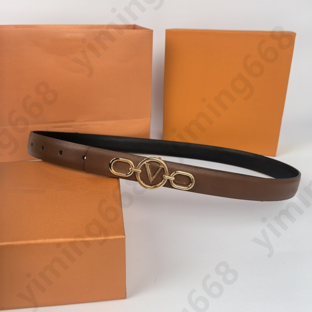Belts for women designer belt ceinture luxe leather belt Waistband Mens Thin Golden Red Buckle Belt 2.5 width for man woman Genuine Leather Classic