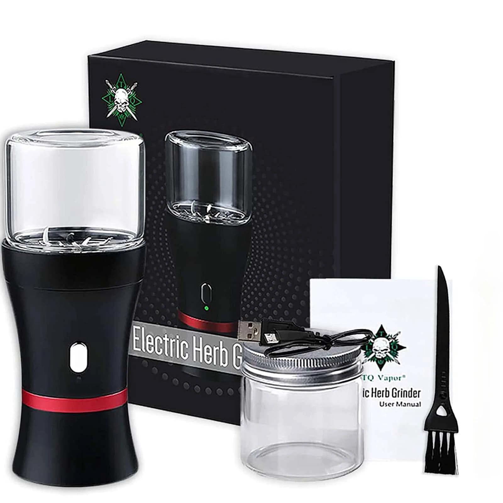 Ultra-High-Power Herb Grinder 1100mAh Capacity Tobacco Grinding Machine with Anti-touch Function Grass Pipe Smoking Accessories-image-1097550724