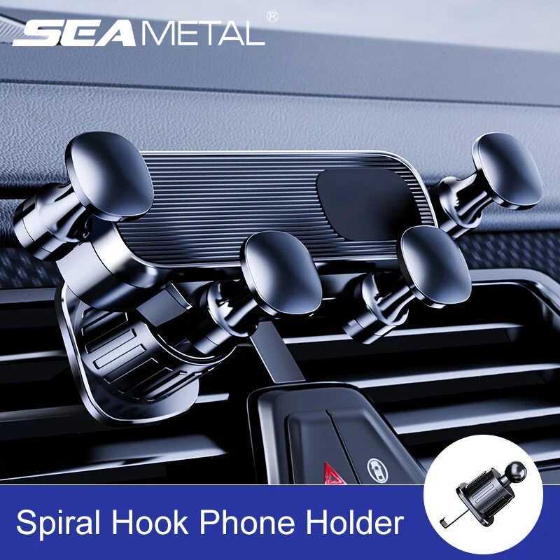 SEAMETAL Air Vent Car Phone Holder Telescopic Phone Mount Mini Size Auto Air Outlet Smartphone Support Universal for 47-7 Inch K260313-image-1097516887