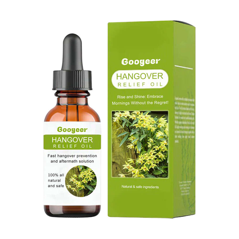 Googeer Hangover Relief Relieves Nausea Fatigue Dizziness Party After-Dinner Body Discomfort Sober-Up Oil S260313-image-1097532129
