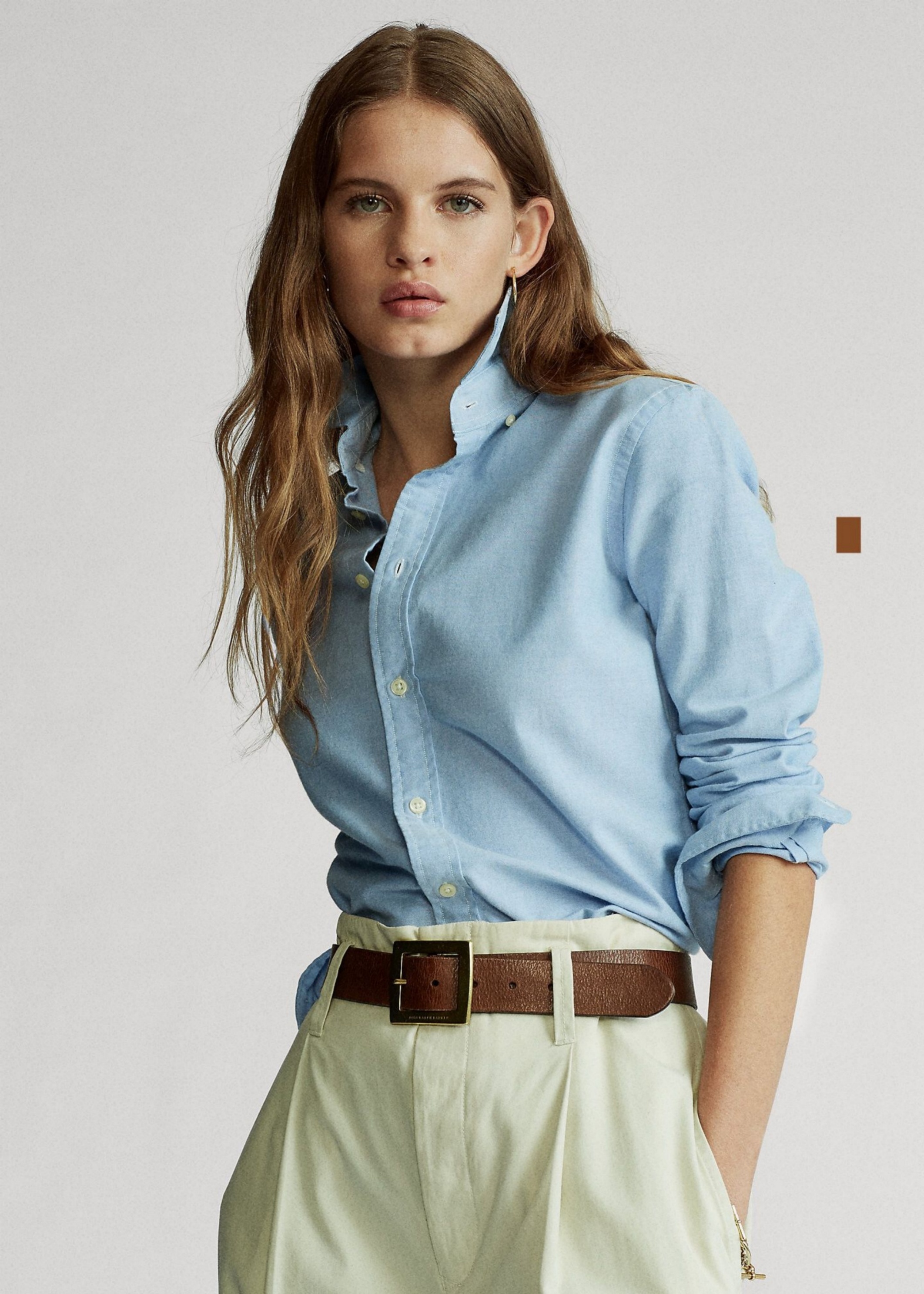 American Designer For Polo Pony Blouses Womens Loose Lapel Neck Cotton Shirts Colorful Horse Embroidery Women Fashion Long Sleeved