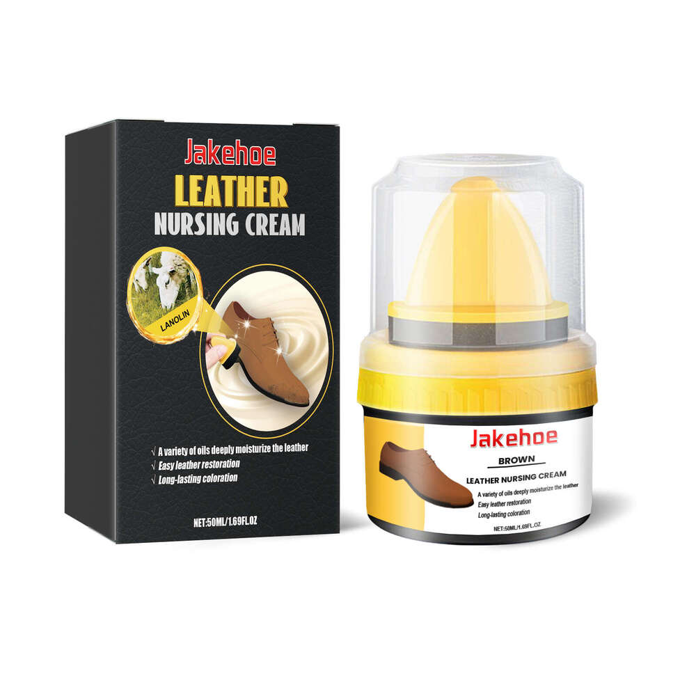 Jakehoe Repair Cream Jacket Shoes Leather Goods Maintenance Oil Car Seat Sofa Cleaning Care S260313-image-1097532342
