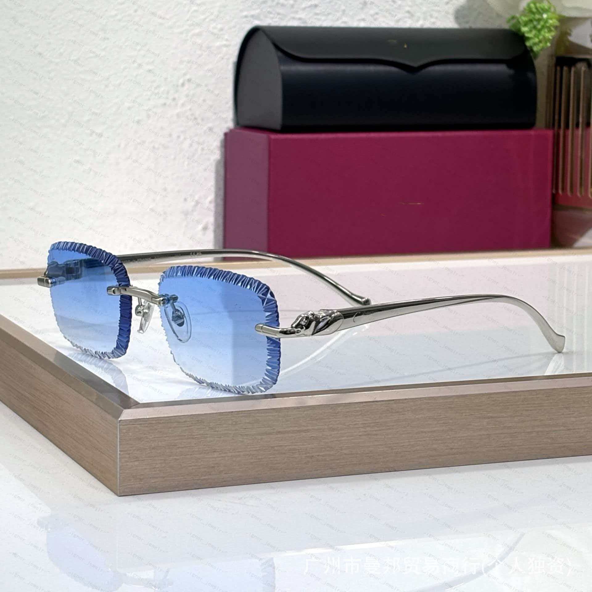 2026 lunettes de soleil designer femmes designers hommes diamant coupe lunettes de soleil hommes et femmes élégant fil c luxe designer nuances de