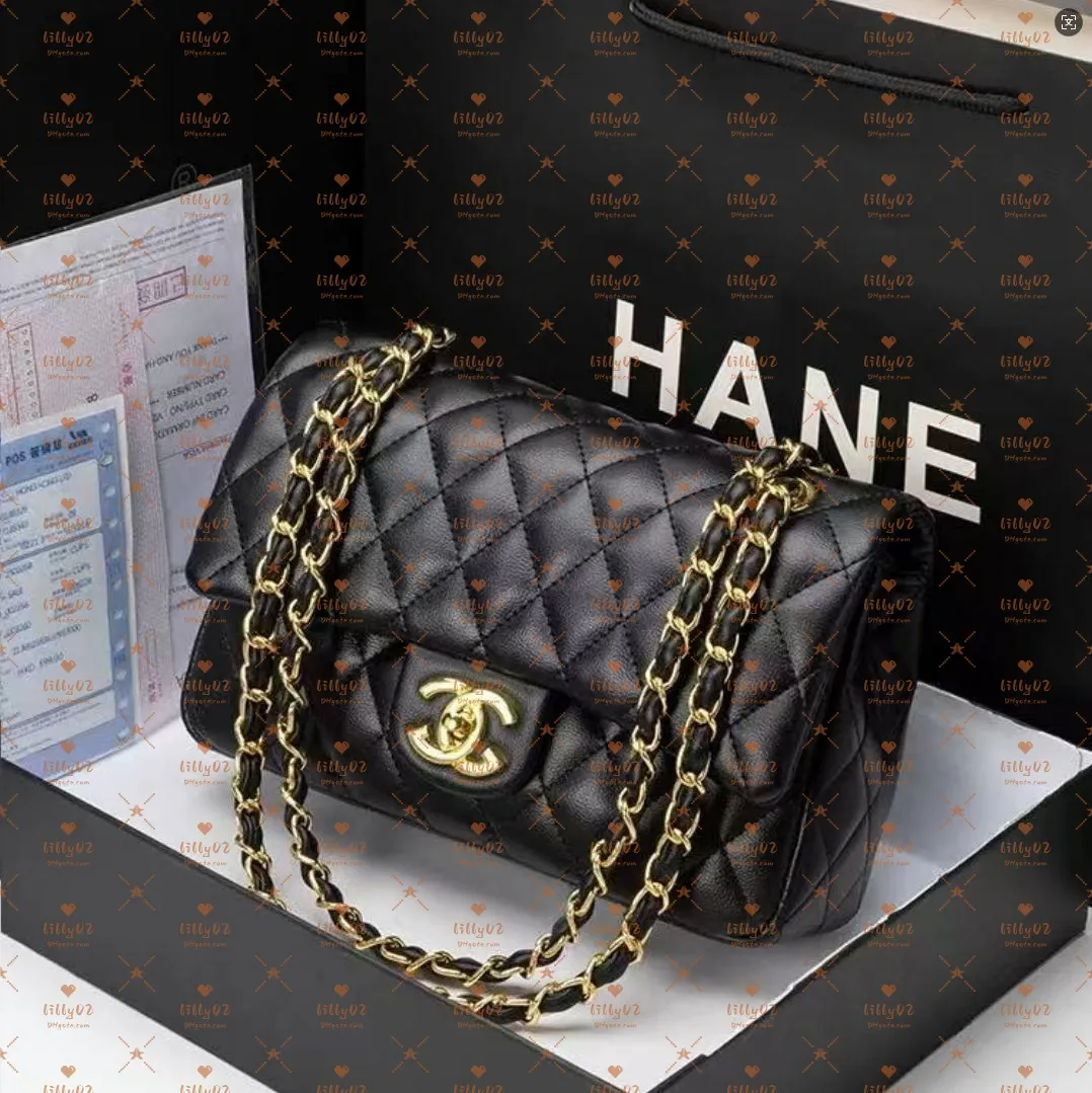 10A Designer mini Flap Bag Quality Womens Fashion Golden Ball cf Chain Bags Sheepskin Shoulder Bags C Bag Cosmetic Crossbody Bags Lady Wallet Purse