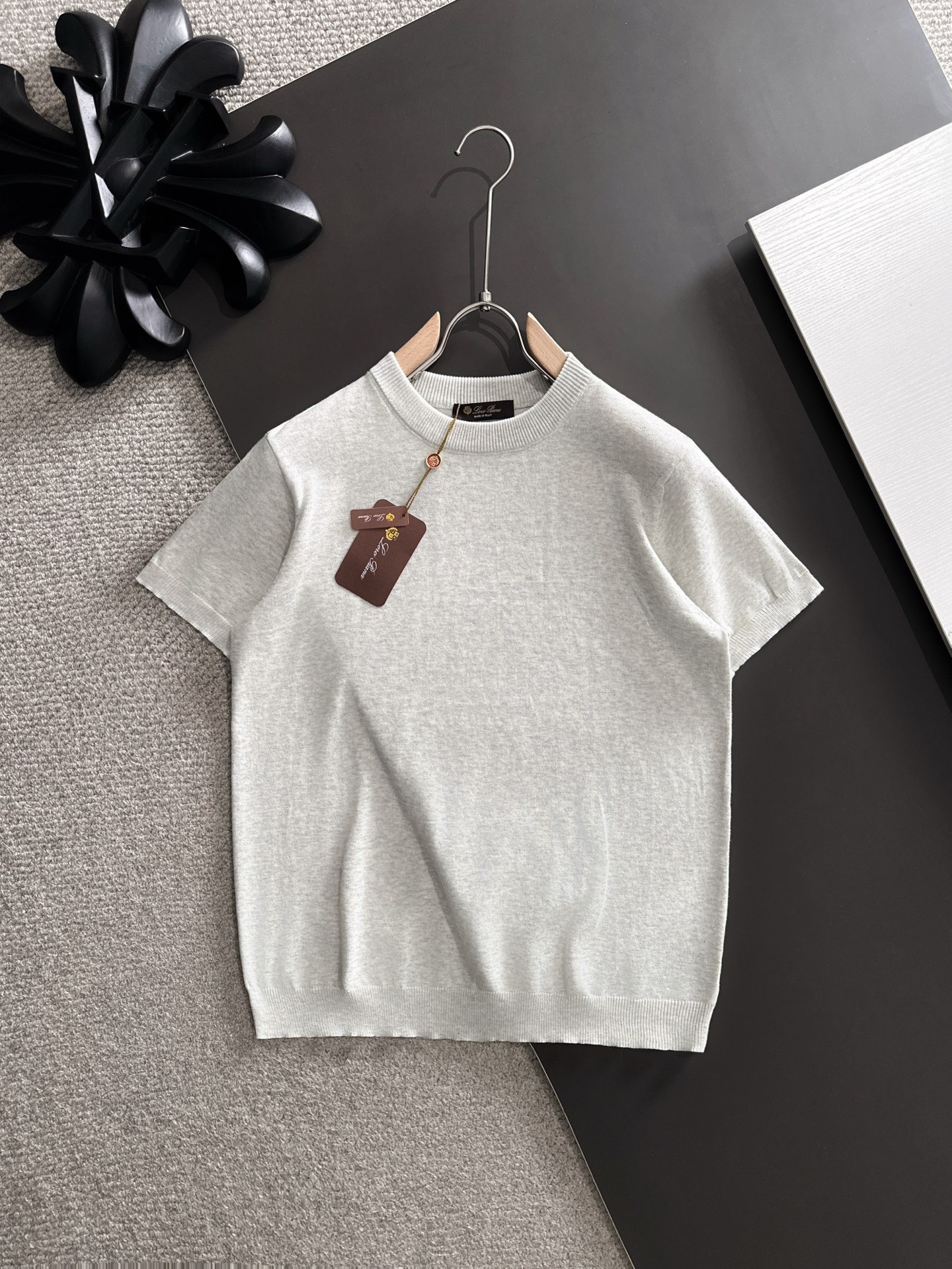 Men's Plus Tees & Polos Round neck embroidered and printed polar style summer wear with street pure cotton 222rf1