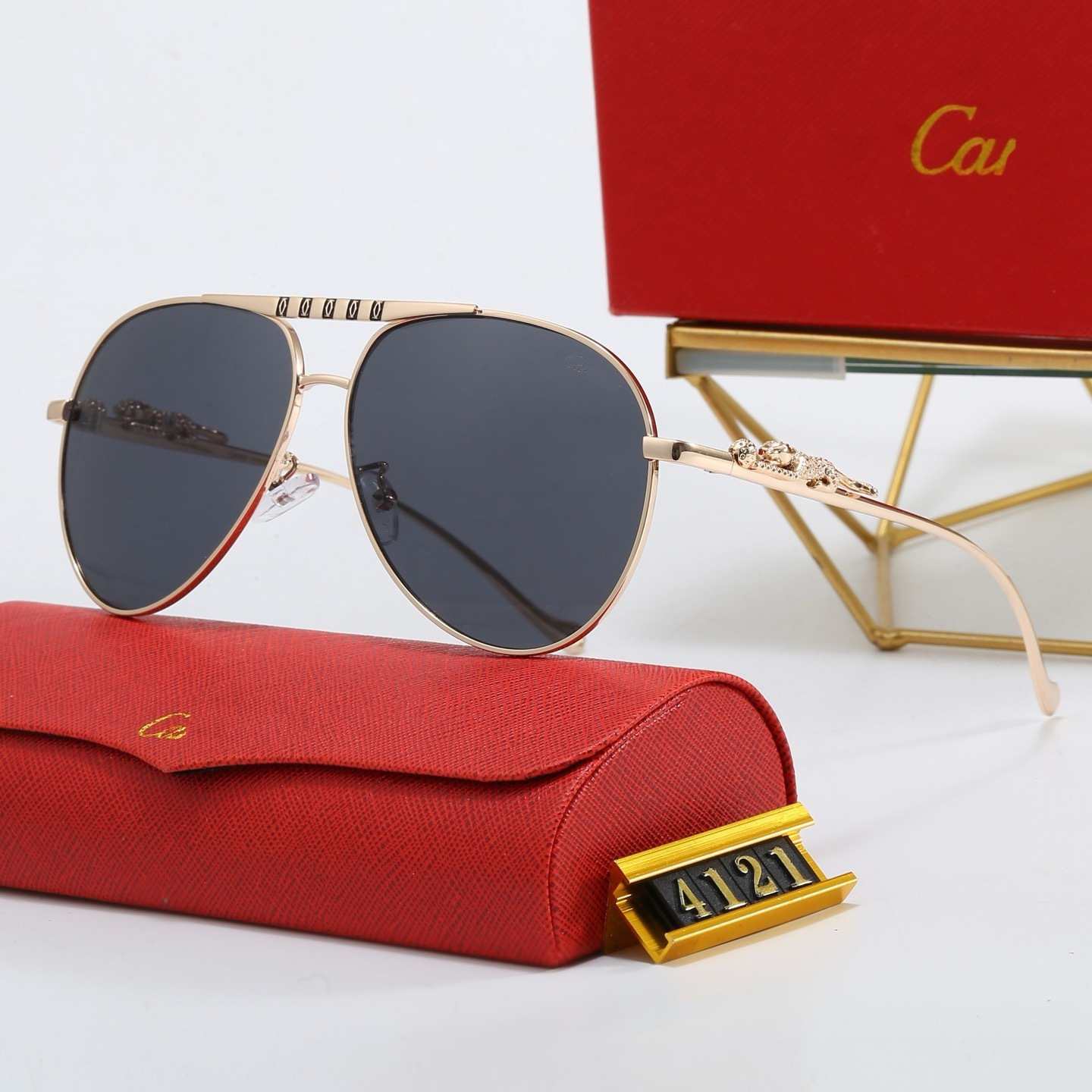 Designer Sunglasses Sports Mens Women Gold and Silver Frameless Metal Round Oval Optical Frame Black Grey Blue Transparent Lens Sun Eyewear Fashion
