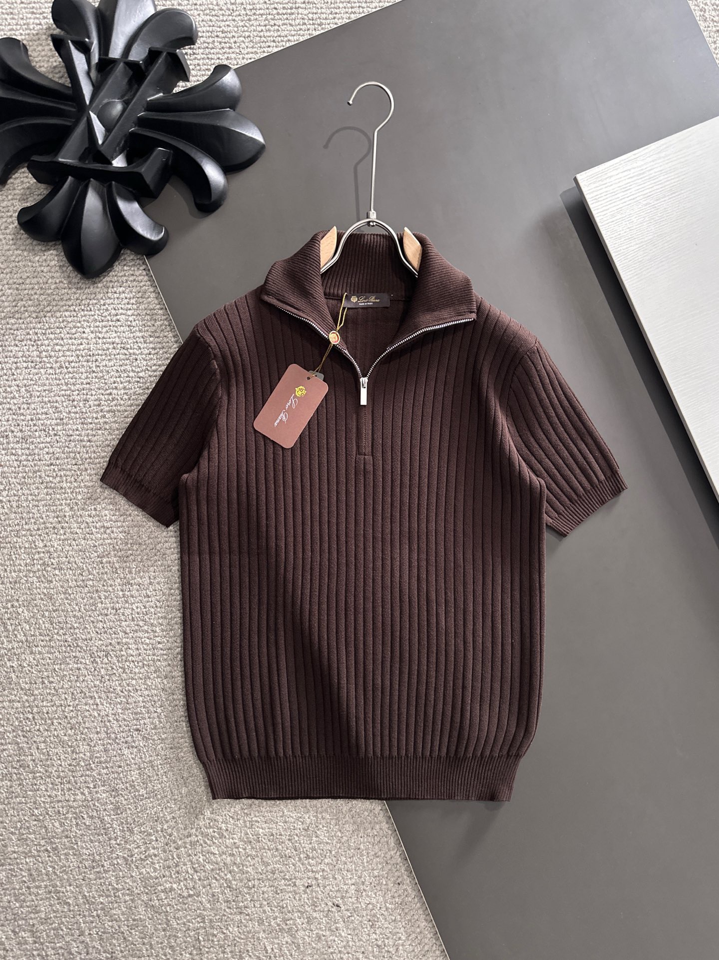 Men's Plus Tees & Polos Round neck embroidered and printed polar style summer wear with street pure cotton 2g2fh1
